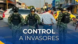 Control a invasores del carril del MÍO