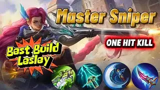BEST BUILD LESLEY 2026, MASTER SNIPER, ONE HIT KILL #mobilelegends #lesley #lesleybuildtersakit