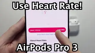 AirPods Pro 3: как включить и проверить пульс! (2 способа)