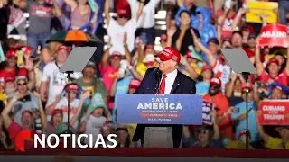 Trump llama a votar por Ron DeSantis despu&eacute;s de atacarlo p&uacute;blicamente | Noticias Telemundo