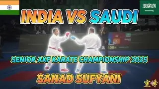  Saudi Arabia 🇸🇦 vs. India🇮🇳  - senior akf karate championship