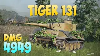 Tiger 131 - 4 Фрагов 4.9K Урона - Генеральский тигр! - Мир Танков