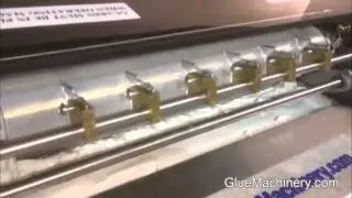 Gluing Paper with R Gluer Rollcoater