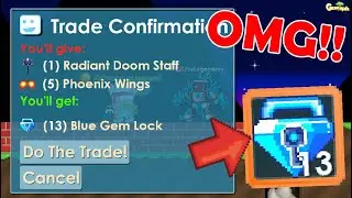 Selling MY ALL ITEMS for Buying his DREAM Item!! (TONS PROFIT!!) | GrowTopia