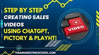 How to Create Sales Videos using ChatGPT, Pictory & PlayHT!