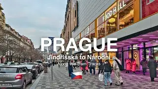 Walking Through Prague&rsquo;s New Town 🇨🇿 | From Jindři&scaron;sk&aacute; to N&aacute;rodn&iacute; in 4K HDR ASMR