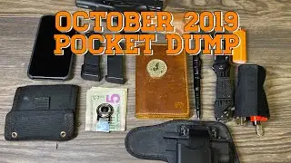 October 2019 Pocket Dump : EDC : What I carry everyday : CCW : John Wick Coin