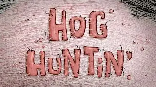 SpongeBob SquarePants - Hog Huntin' Title Card (phone recording) (read the description)