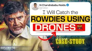 🚨DRONES Vs R0WDIES ⚔️ : AP CM Chandra Babu Naidu's FUTURE SHOCKING VISION 💡❓ | Drone Policing 🚨🚔