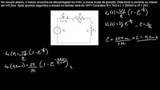 Exerc&iacute;cio Resolvido - Circuito RL