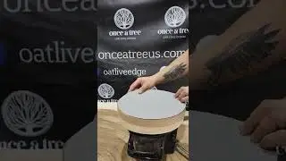 sanding live edge table #liveedge #table #custom #design #houston #shorts