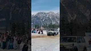 Jeep really shahi ground kalam valley #egzonibrahimi #kalamvalley #mountains #snow #jeep #travel