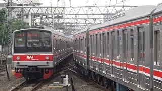 2025 Apr, Jatinegara, In Jakarta, KAI Commuter trains