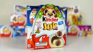SHOCKING 6 Kinder Joy Christmas Eggs OPENED! RARE Holiday Toys You Won't Believe!