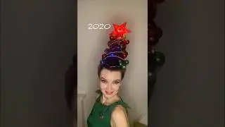A few of my hairstyles from yesteryear for Christmas🎄
