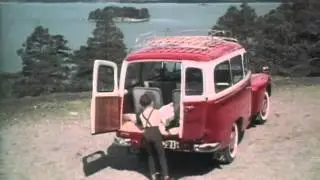 Volvo PV445 Duett Swedish language TV advertisement from 1958