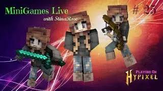 LIVE Hypixel - Minecraft MiniGames - Ep 25