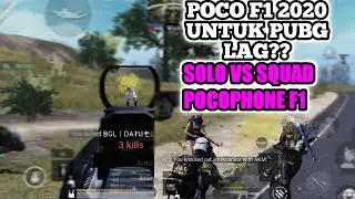 POCOPHONE F1 PUBG MOBILE TEST 2020 LAGG??? | 5 FINGER + GYRO  - POCOPHONE F1