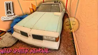 Cleaning Up the Weld Splatters Off My Cutlass Glass Windows