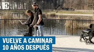 Un hombre tetrapléjico vuelve a caminar gracias a un puente digital | EL PAÍS