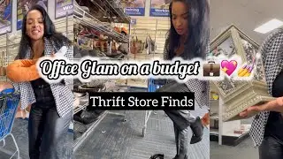 Thrift With Me!! Boss Babe Workwear & A Surprise Home Find 🛍️💼💅💖