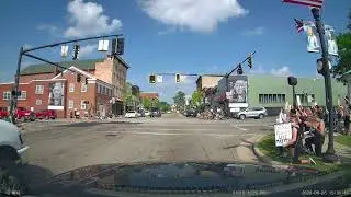 Driving past a Black Lives Matter Protest in Louisville, OH on Friday 2020-06-05.
