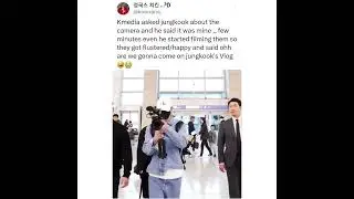jungkook interaction with reporters.. so cute