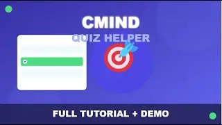 Cmind Quiz Helper Extension Demo 🌟