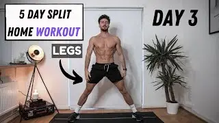 5 DAY SPLIT HOME WORKOUT | Day 3 | Rowan Row