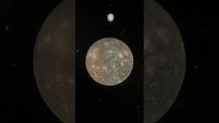 Why is Callisto the most cratered moon in the Solar System?  #universe #cosmos #astronomy
