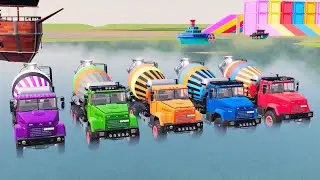 Flatbed McQueen | Transportation with Truck &ndash; Police Chase Challenge #16