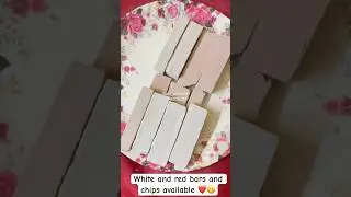 White and red bars and chips order on 7049028283 ❤️😋 #eatingsp #asmr #slatebars #slatechips #cube