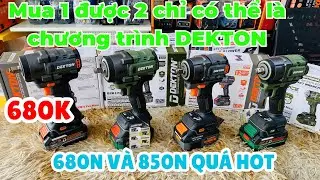Máy Siết Bulong dekton 680N và 850N phiên bản gen 4 IW680PROMAX VÀ IW850PROMAX