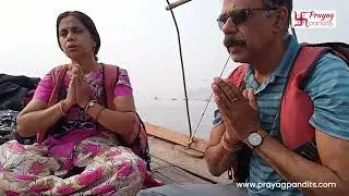 Asthi Visarjan & Pind Daan by Client | Triveni Sangam Prayagraj | Prayag Pandits