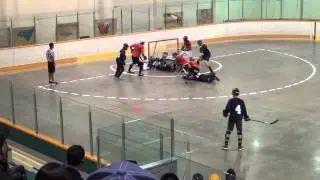 What A Save! (Ball Hockey Skills - Ryan O'Flaherty) 2013 BCBHA High School Ball Hockey Championship