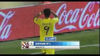 Giovani Dos Santos penalty goal (1-1) Villarreal 2-1 Valladolid Liga 24/08/2013