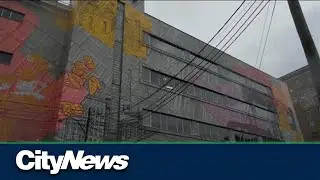 Griffintown art installation soon to be Montreal&rsquo;s largest mural