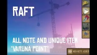 [Raft] All Note, Blueprint, Unique Item Location at 