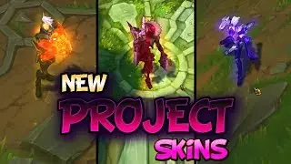 ALL NEW PROJECT SKINS - PROJECT: JHIN, PROJECT: VAYNE, PROJECT: VI - League Of Legends