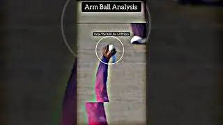 Arm Ball Analysis #cricket #shorts