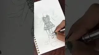 Tutorial: How to Maa Kali step by step❤️ #Shorts #Trending