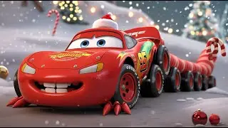 The EVOLUTION Of MEGA T-REX EVOLUTION Mcqueen And The Christmas Surprise