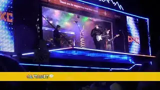 Тысячи людей посетили праздничный поезд CPKC в Камлупсе на концерт группы Barenaked Ladies.