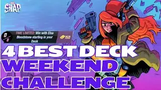 4 BEST ELSA BLOODSTONE DECK FOR WEEKEND CHALLENGE | MARVEL SNAP BEST DECK & GAMEPLAY