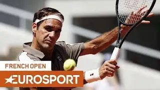 Roger Federer vs Leonardo Mayer Highlights | Roland Garros 2019 Round 4 | Eurosport