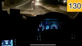 Excuses 🔥|| Ap Dhillon Il Scorpio S11 - Night Drive || 130kmph 😍
