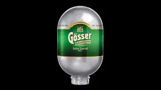 G&ouml;sser Zwickl Hell  Heineken BLADE Keg Lager 5.2% 8 Litres full beer review