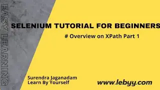 Selenium XPath Tutorial | Selenium XPath with Examples Part 1  || Selenium Tutorial for Beginners