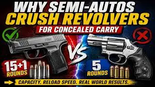Why Semi-Autos Crush Revolvers for Concealed Carry