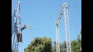 My first time on a flying trapeze